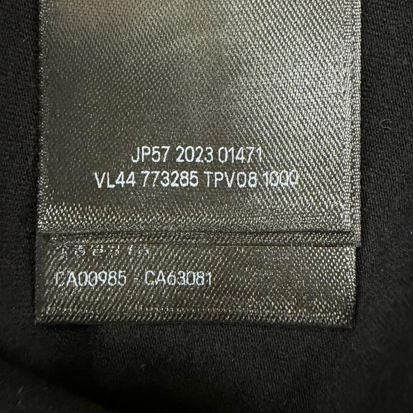 Balenciaga Cotton Stretch Long Sleeve Top Long T-Shirt Black — view 7