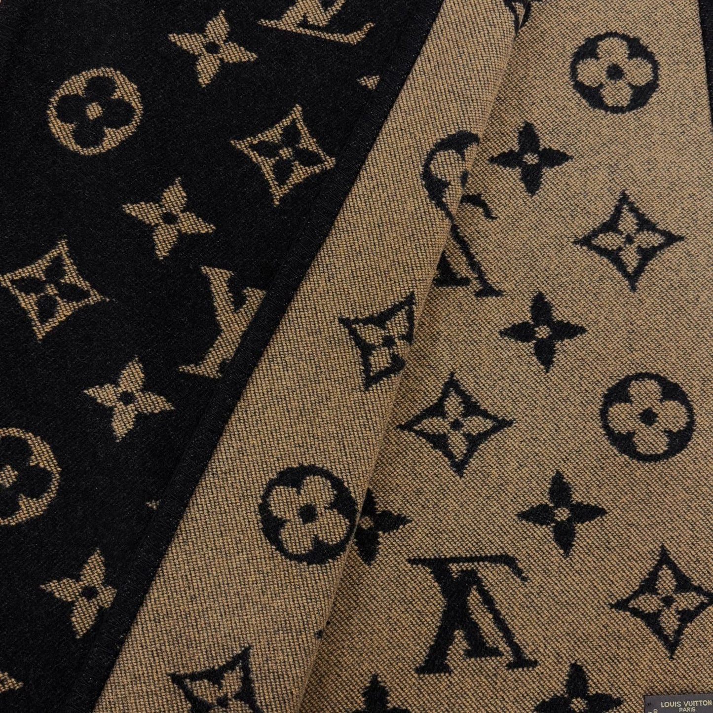 Louis Vuitton Cashmere Wool Monogram Scarf — view 3