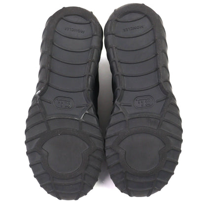 Moncler Emilia Trainers Logo Patch Mesh Sporty Sneakers Lightweight Black — view 7