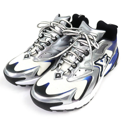 Louis Vuitton LV Runner Tatic Line Logo Flower Monogram Sporty Sneakers White