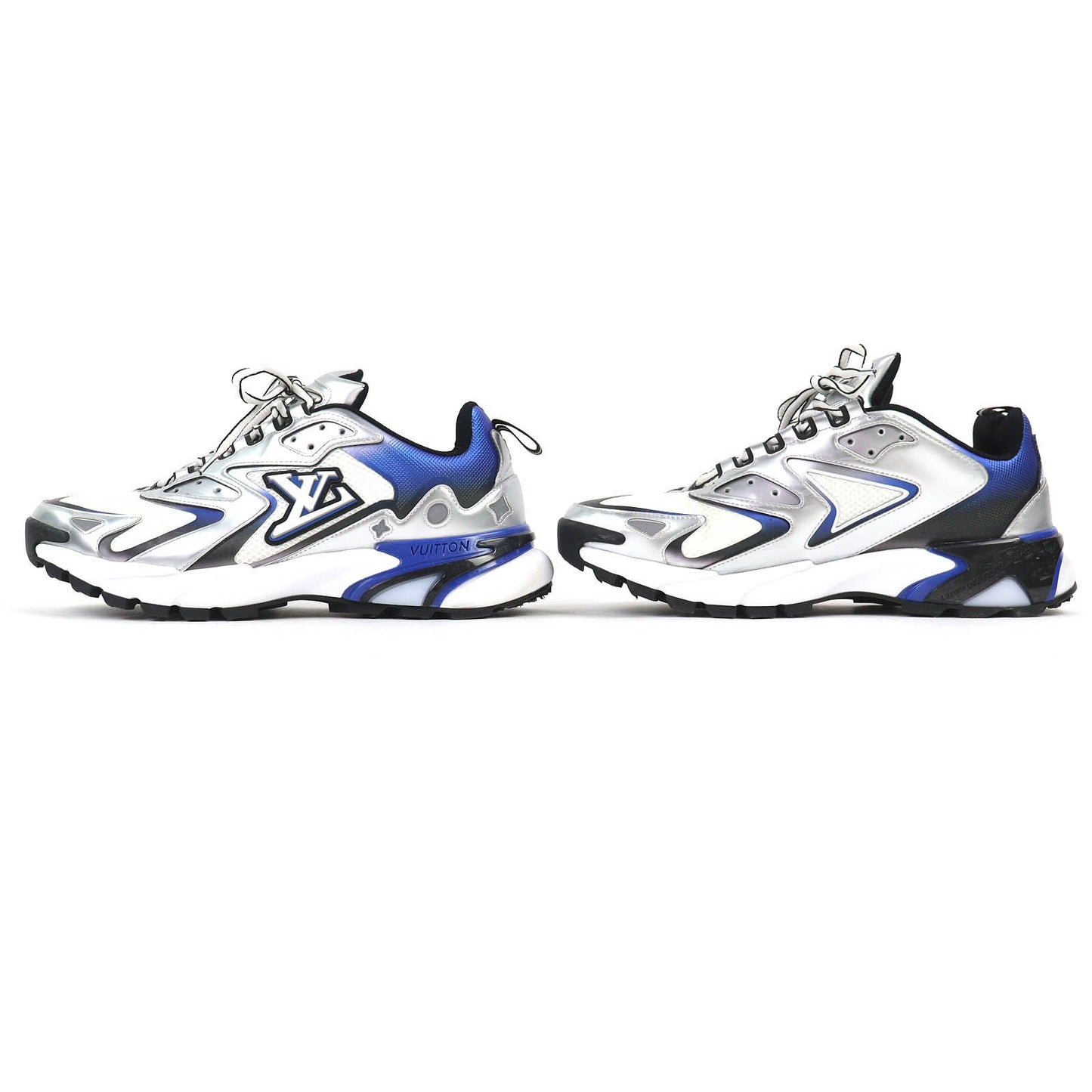 Louis Vuitton LV Runner Tatic Line Logo Flower Monogram Sporty Sneakers White — view 2