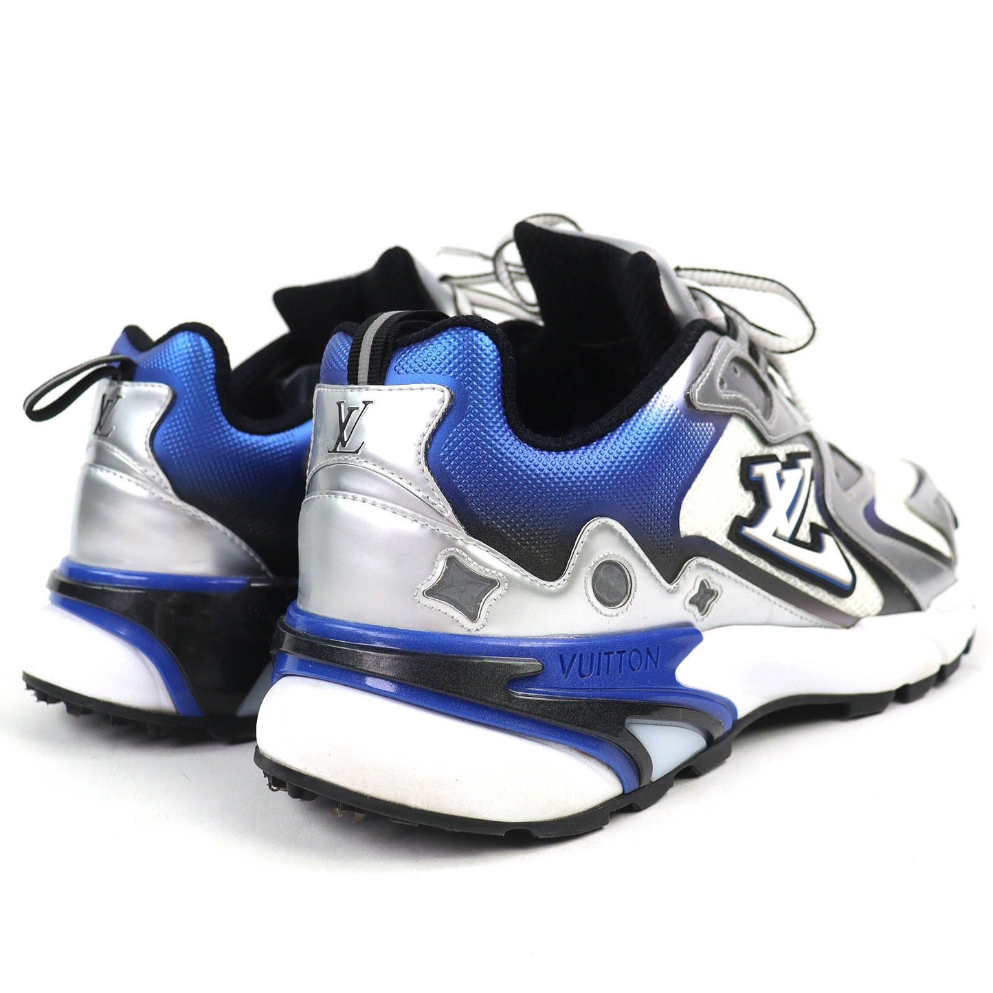 Louis Vuitton LV Runner Tatic Line Logo Flower Monogram Sporty Sneakers White — view 6