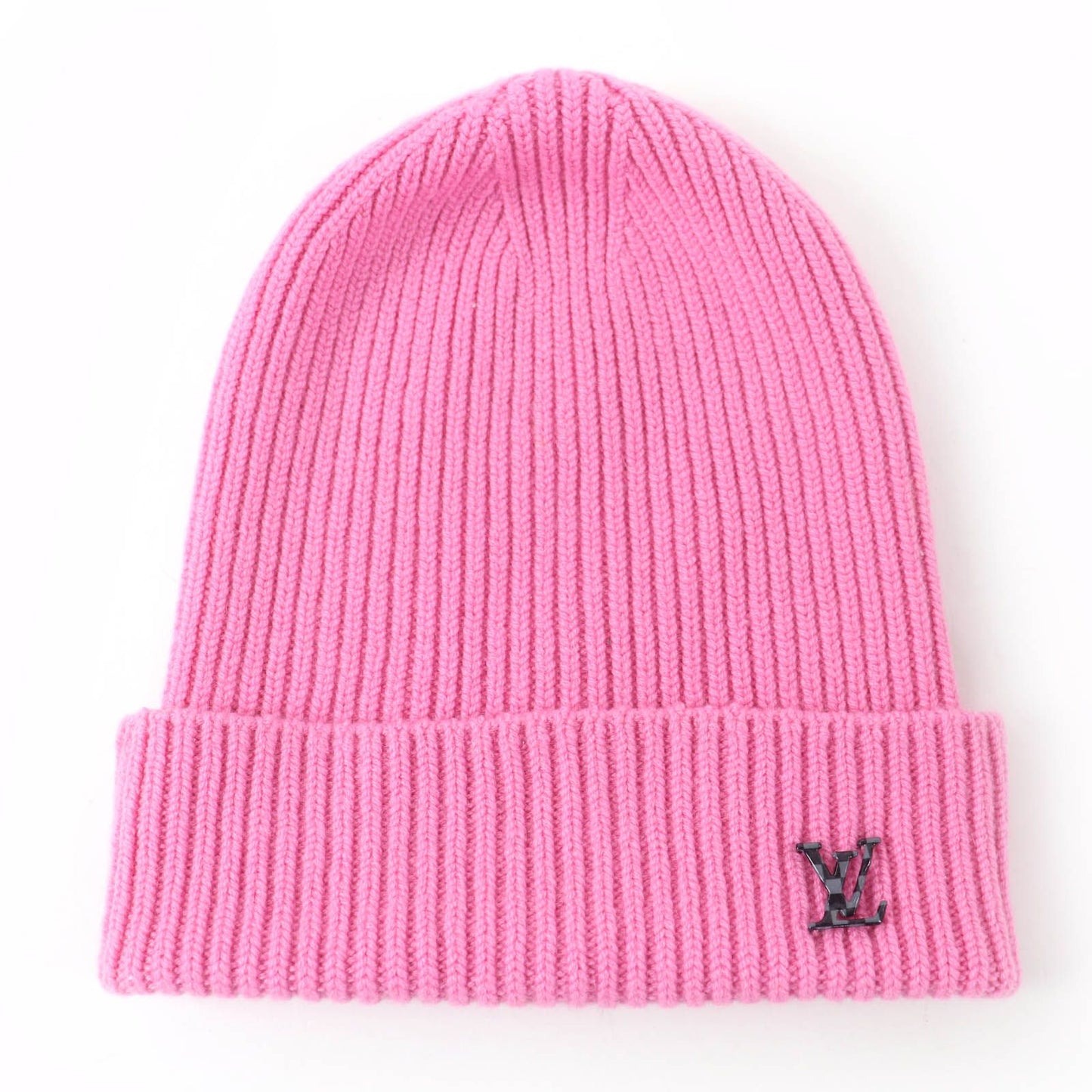 Louis Vuitton Bonnet LV Ahead Cashmere Knit Cap Pink Hat