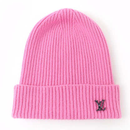 Louis Vuitton Bonnet LV Ahead Cashmere Knit Cap Pink Hat