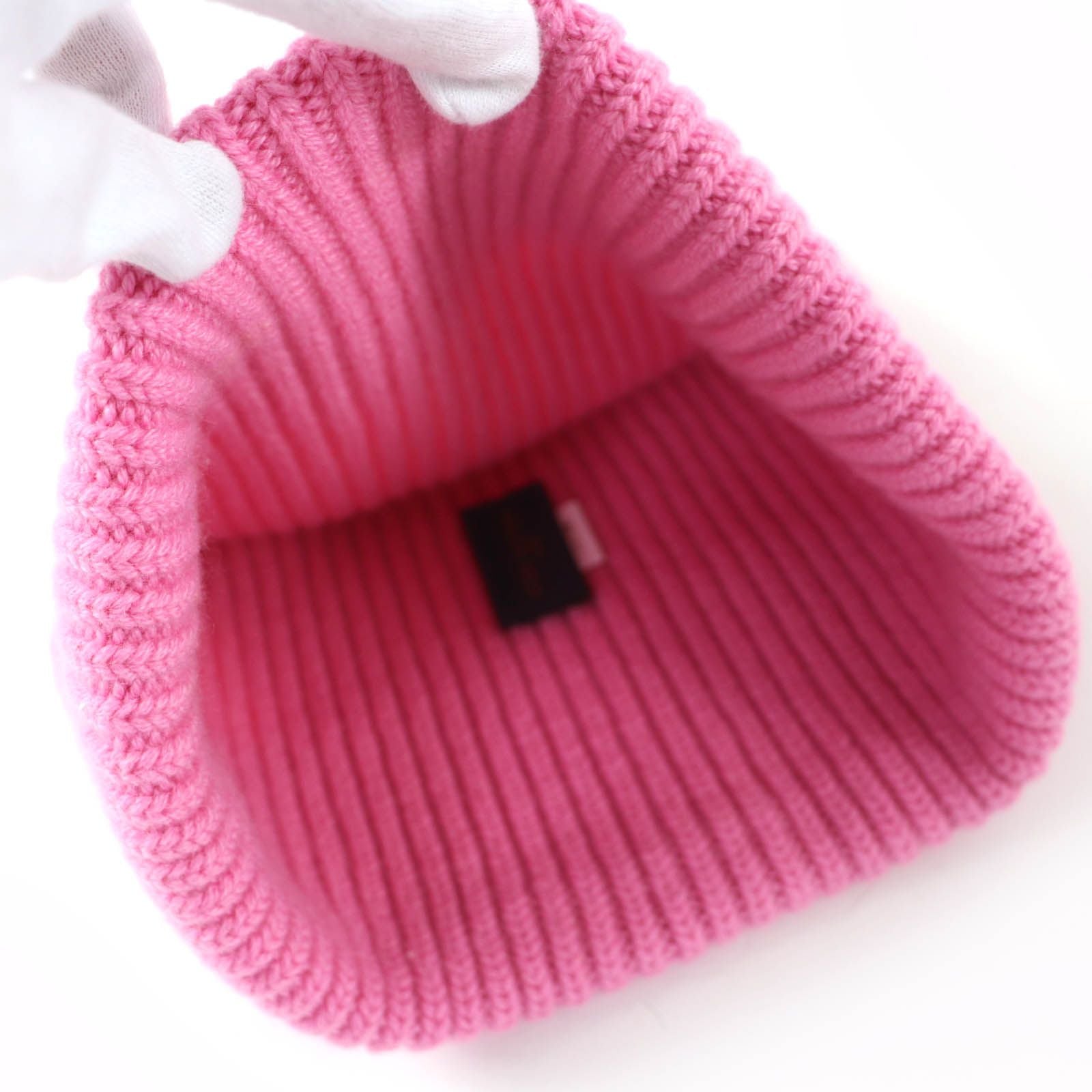 Louis Vuitton Bonnet LV Ahead Cashmere Knit Cap Pink Hat — view 7