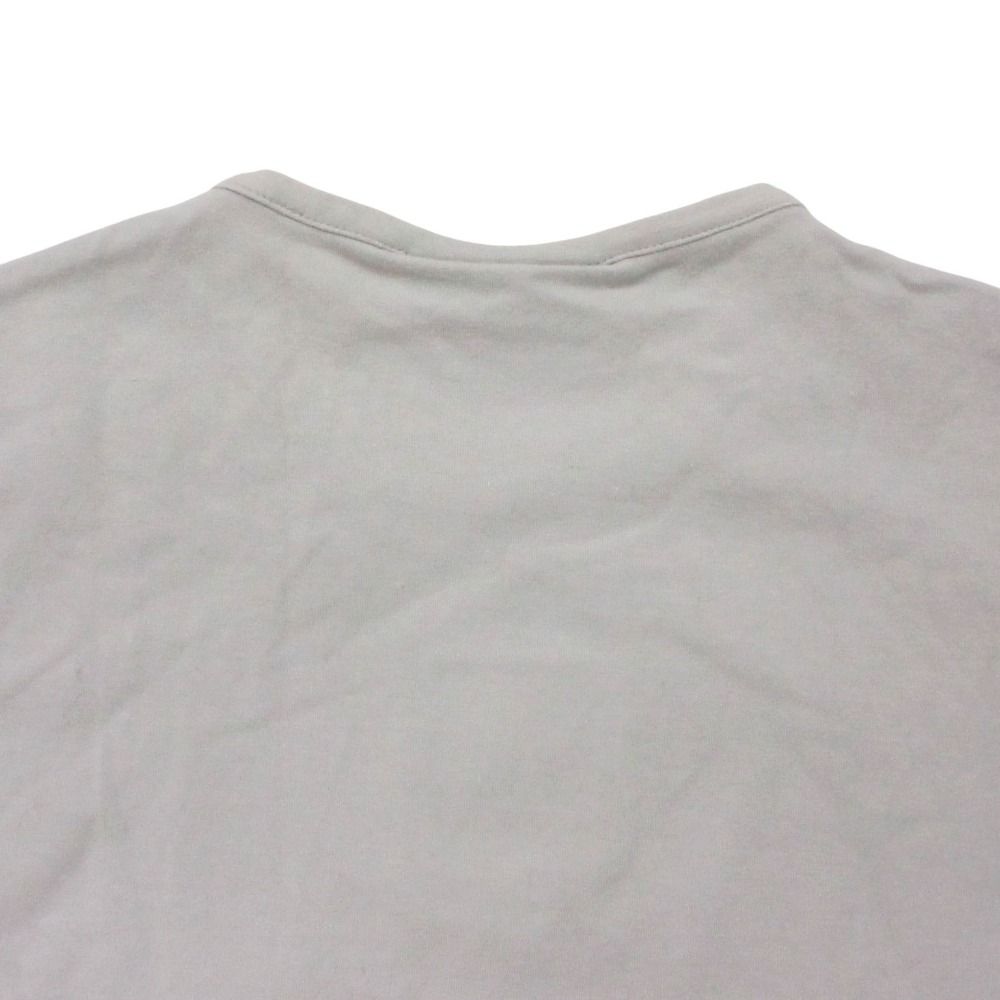 Fendi Short Sleeve T-Shirt Zucca Clear Rubber Logo Crew Neck Jersey Top Light — view 4