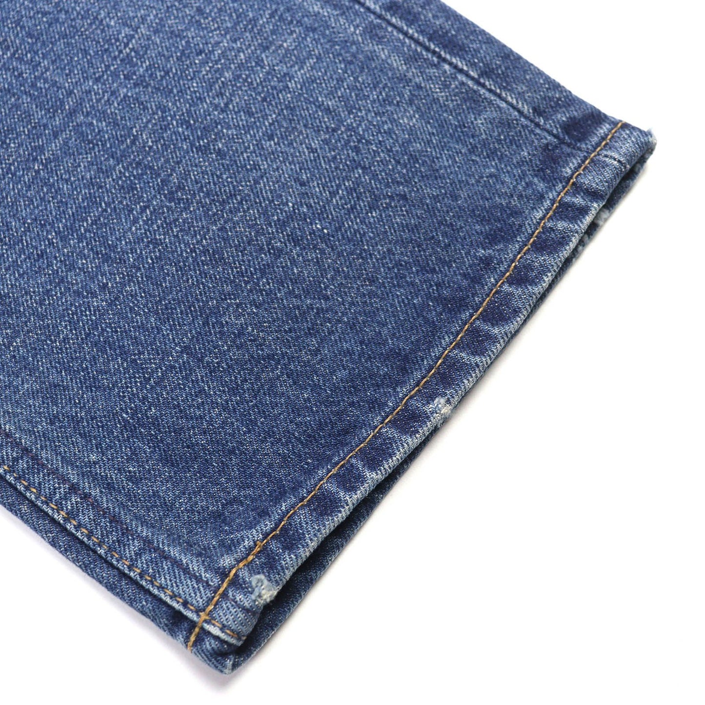 Celine Cotton 100% Washed Button Fly Denim Pants Indigo Blue 31 — view 6