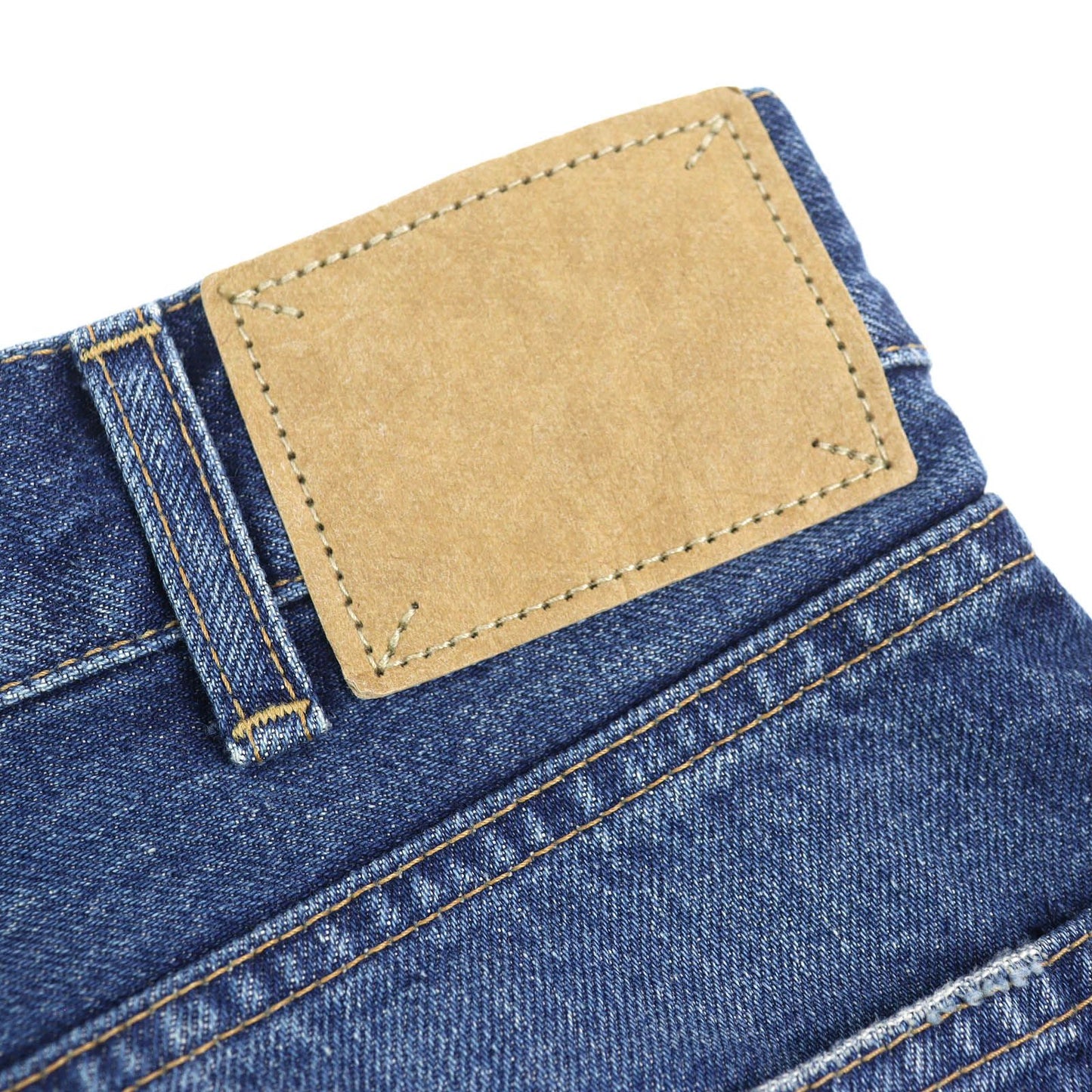 Celine Cotton 100% Washed Button Fly Denim Pants Indigo Blue 31 — view 8