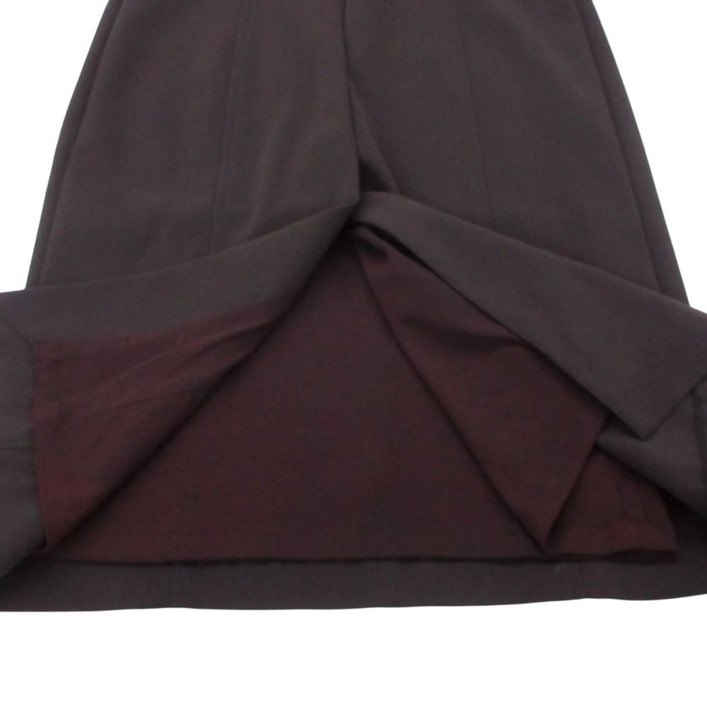 Prada Dress Stretch Sleeveless Half Knee Length Crew Neck Brown — view 5