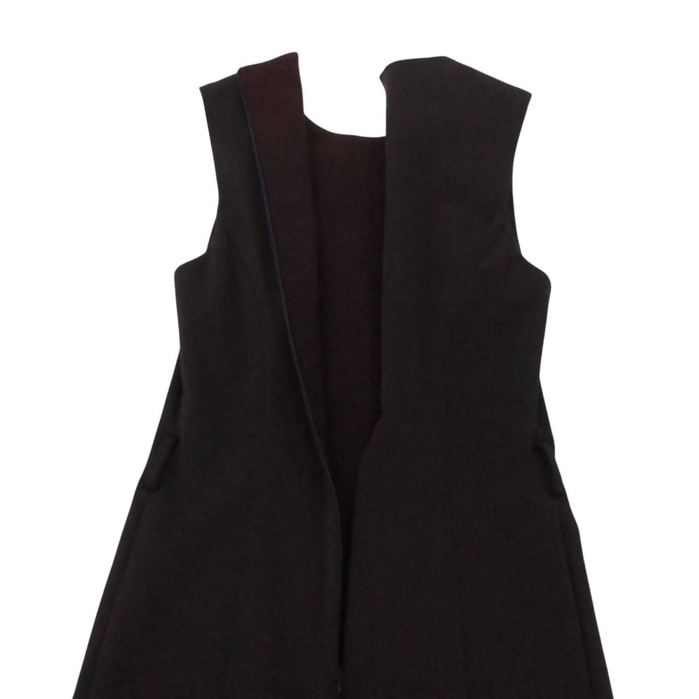 Prada Dress Stretch Sleeveless Half Knee Length Crew Neck Brown — view 4