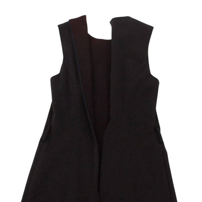 Prada Dress Stretch Sleeveless Half Knee Length Crew Neck Brown — view 4