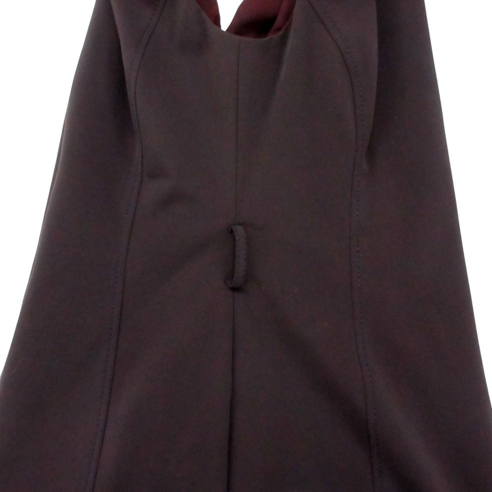 Prada Dress Stretch Sleeveless Half Knee Length Crew Neck Brown — view 8