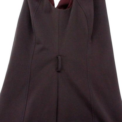 Prada Dress Stretch Sleeveless Half Knee Length Crew Neck Brown — view 8