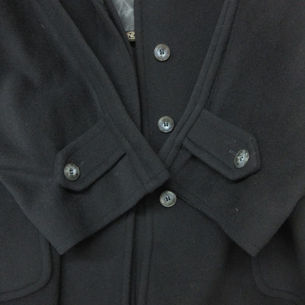 Max Mara Weekend Line Light Coat Melton Wool Hooded Jacket Navy — view 5