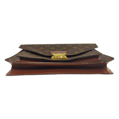 Louis Vuitton Monogram Monceau Shoulder Bag Brown All