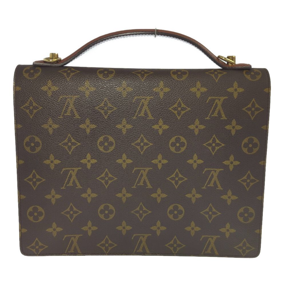 Louis Vuitton Monogram Monceau Shoulder Bag Brown All