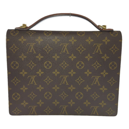Louis Vuitton Monogram Monceau Shoulder Bag Brown All