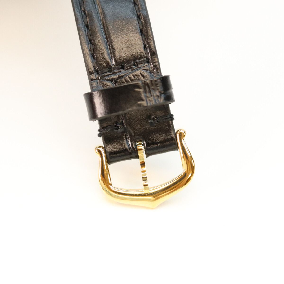 Cartier 925 Must Tank Vermeil SM Bordeaux Dial Manual Winding Leather Watch — view 5
