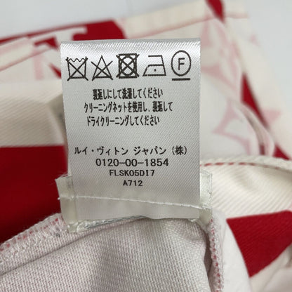 Louis Vuitton Monogram Flower Denim Mini Skirt 34 — view 6