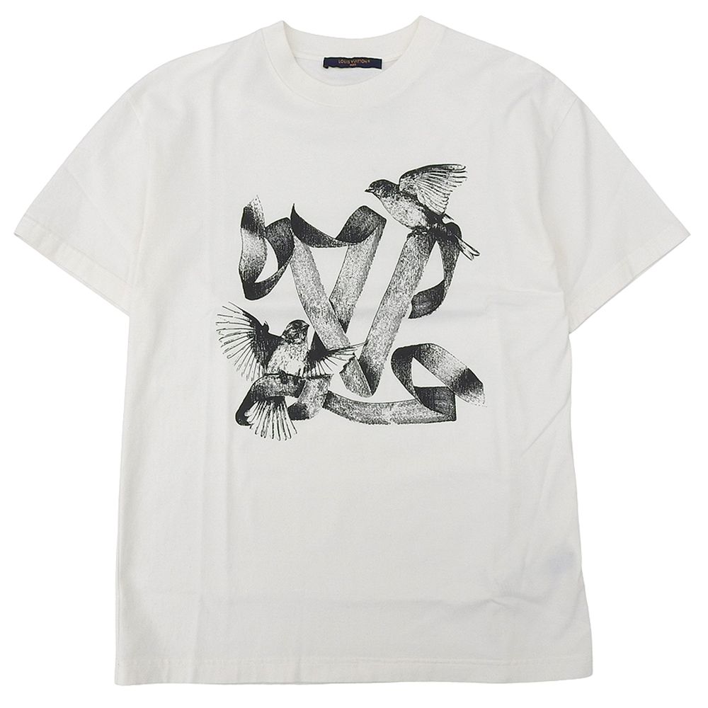Louis Vuitton Print T-Shirt Top White S