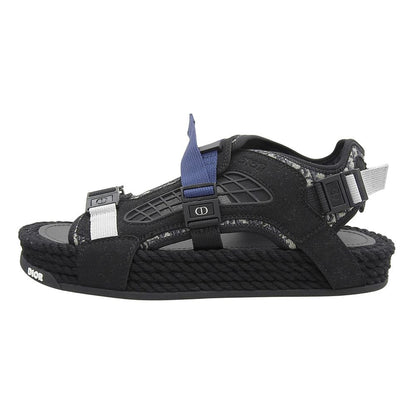 Dior Atlas Oblique Cuberto Sandals Black — view 2