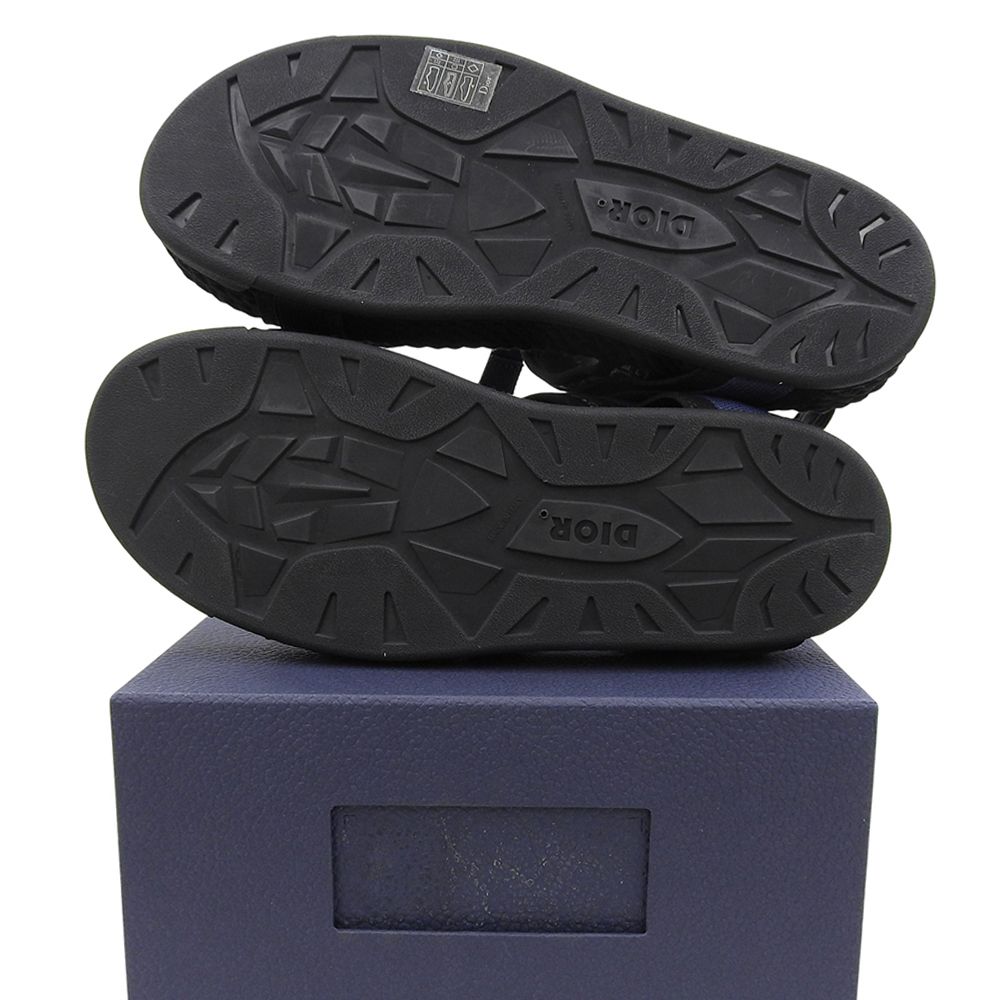 Dior Atlas Oblique Cuberto Sandals Black — view 3