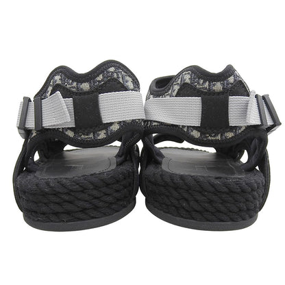 Dior Atlas Oblique Cuberto Sandals Black — view 4