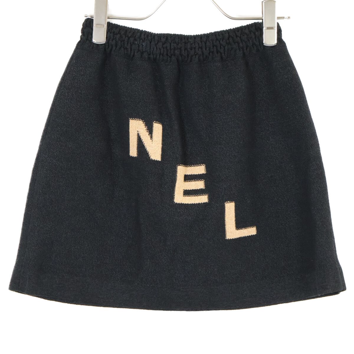 Chanel Logo Knit Crop Top Skirt 38 — view 4