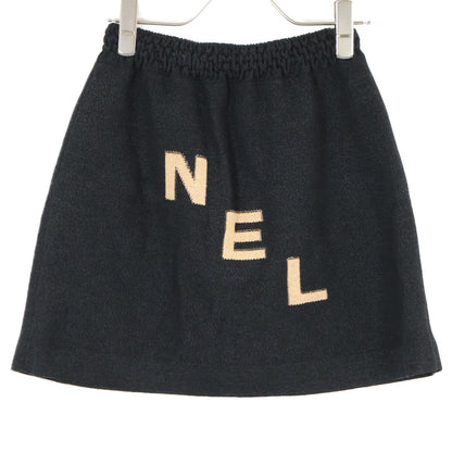 Chanel Logo Knit Crop Top Skirt 38 — view 4