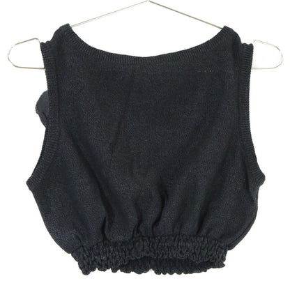 Chanel Logo Knit Crop Top Skirt 38 — view 3