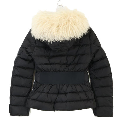 Moncler Cintrat Mongolian Lamb Fur Hoodie Down — view 2