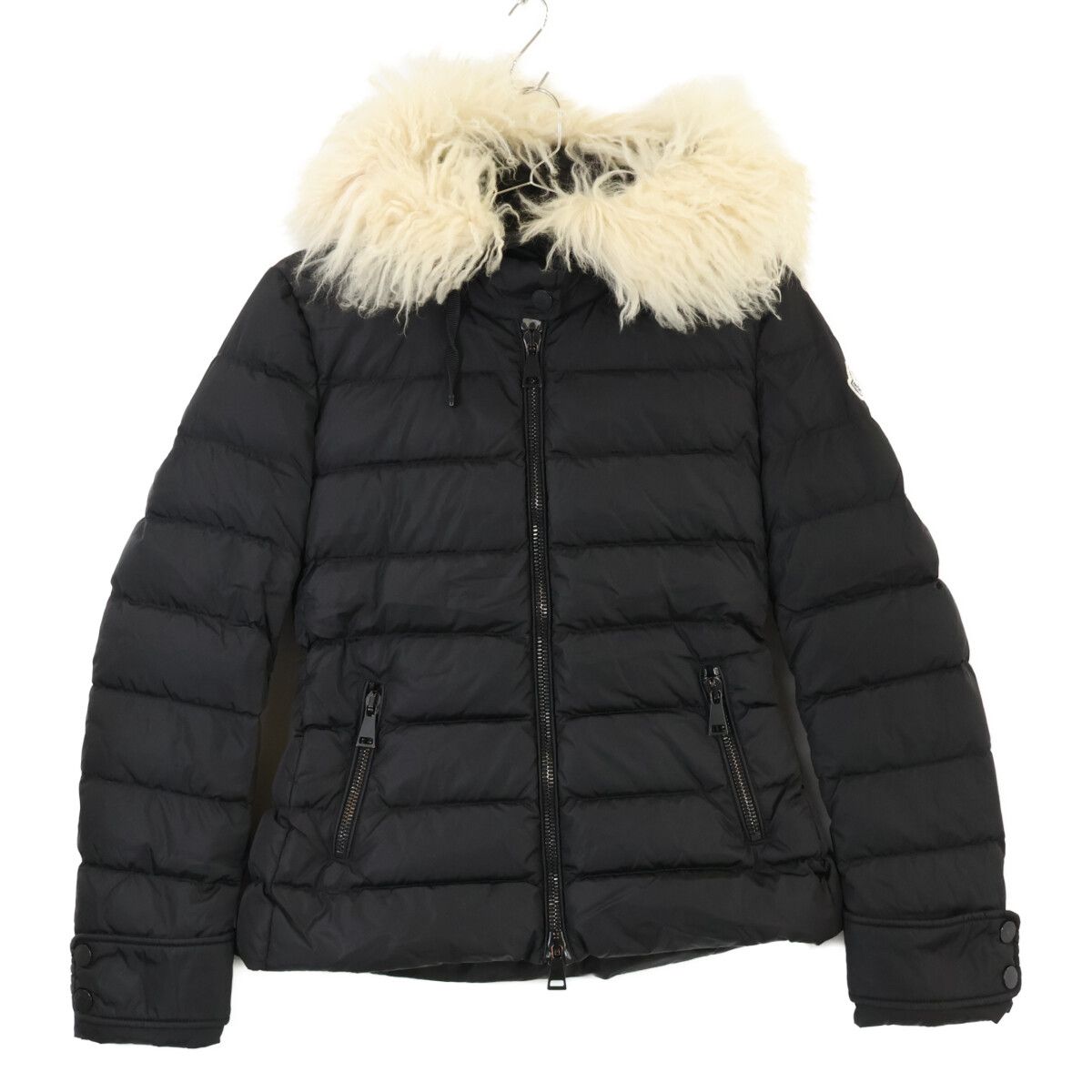 Moncler Cintrat Mongolian Lamb Fur Hoodie Down