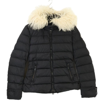 Moncler Cintrat Mongolian Lamb Fur Hoodie Down