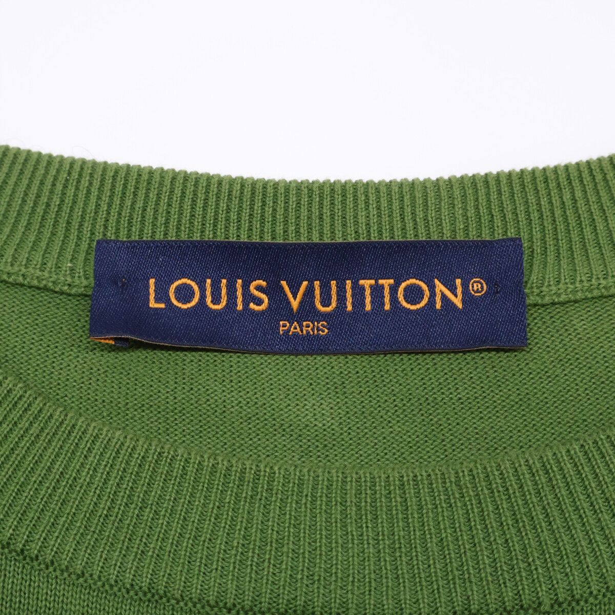 Louis Vuitton MM Aur Dog Logo Crew Neck Short Sleeve Knit Sweater XXL — view 4