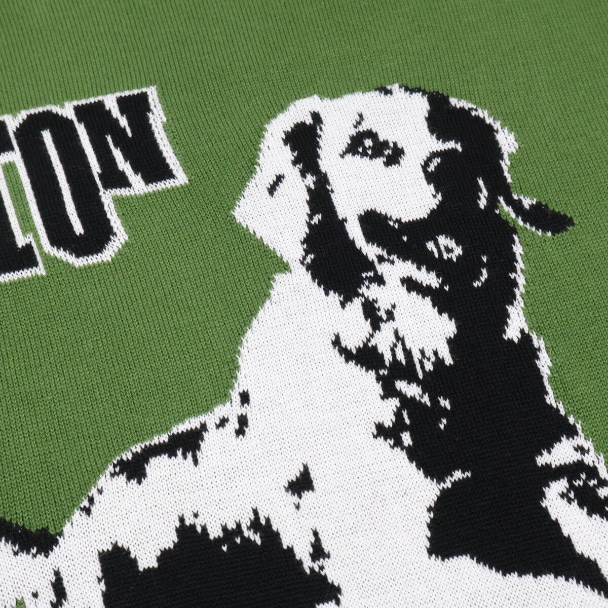 Louis Vuitton MM Aur Dog Logo Crew Neck Short Sleeve Knit Sweater XXL — view 5