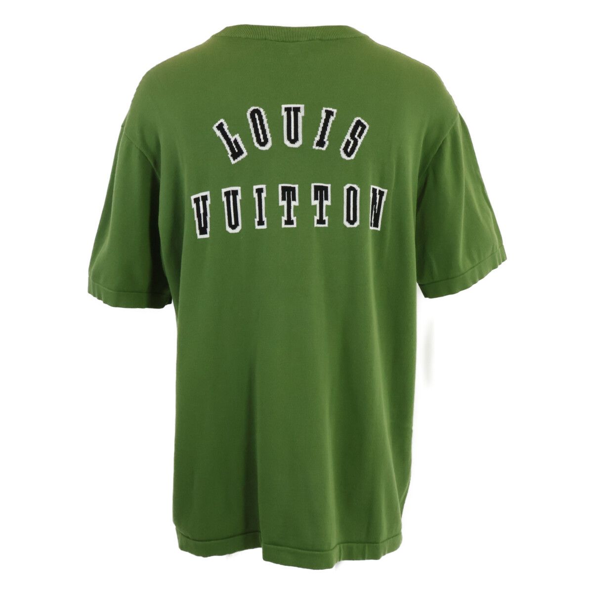 Louis Vuitton MM Aur Dog Logo Crew Neck Short Sleeve Knit Sweater XXL — view 3