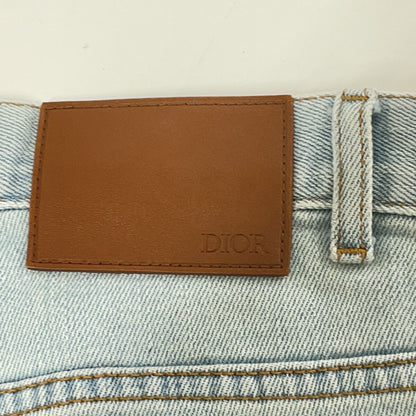 Dior Light Blue Zip Fly Denim Pants 29 — view 3
