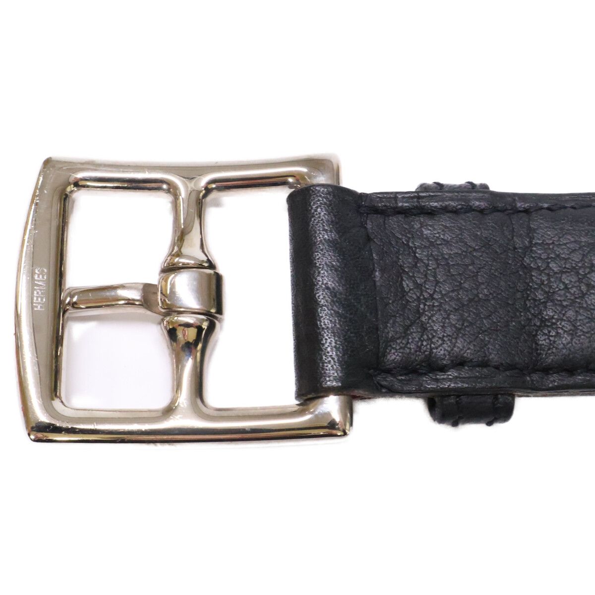 Hermes Etriviere Taurillon Clemence Leather Belt — view 5