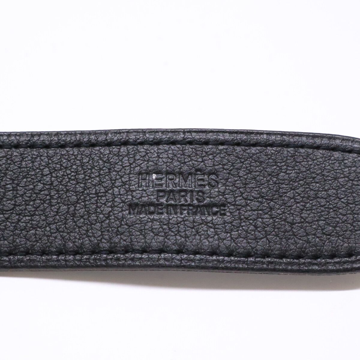 Hermes Etriviere Taurillon Clemence Leather Belt — view 9