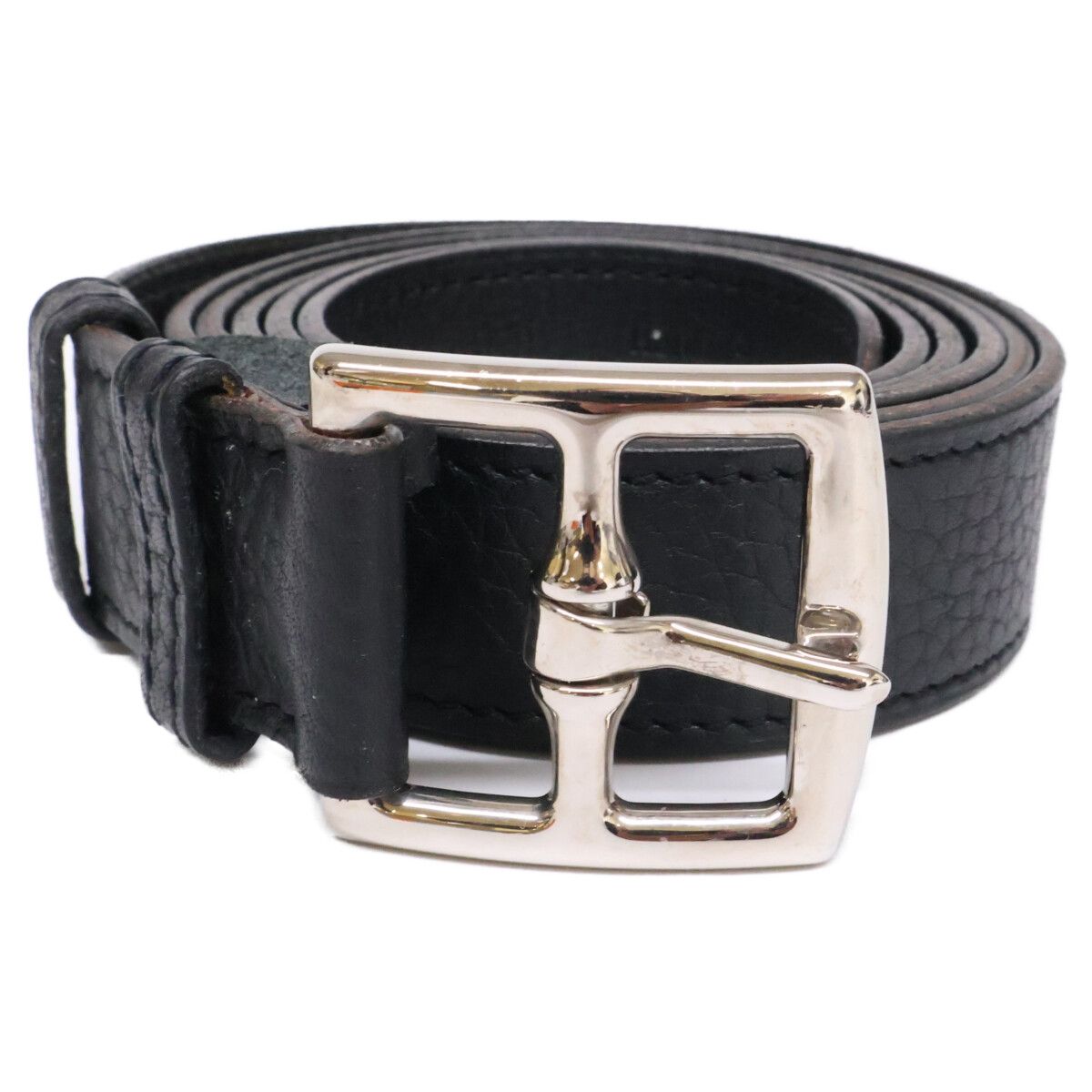 Hermes Etriviere Taurillon Clemence Leather Belt