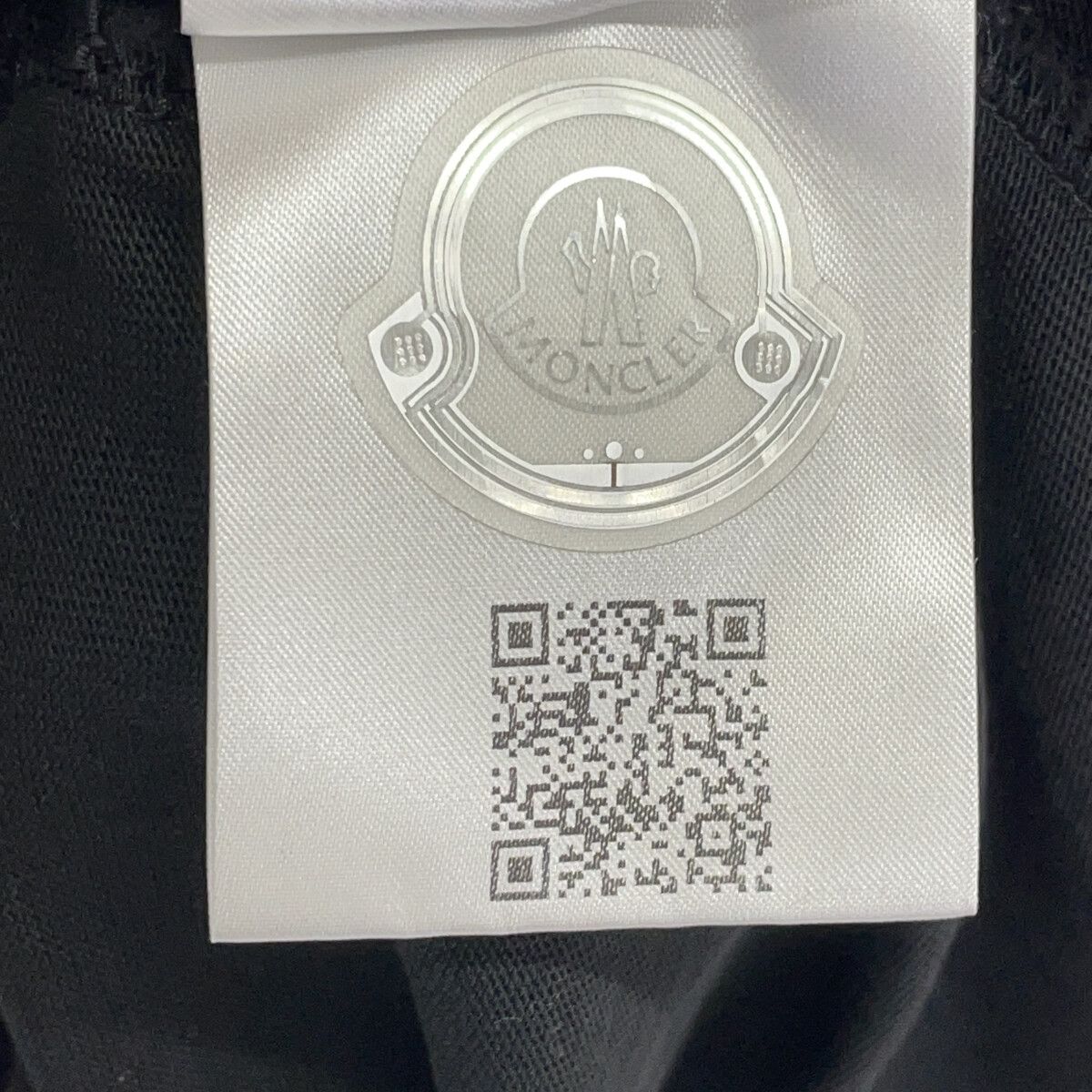Moncler Black Logo Patch Short Sleeve T-Shirt — view 7