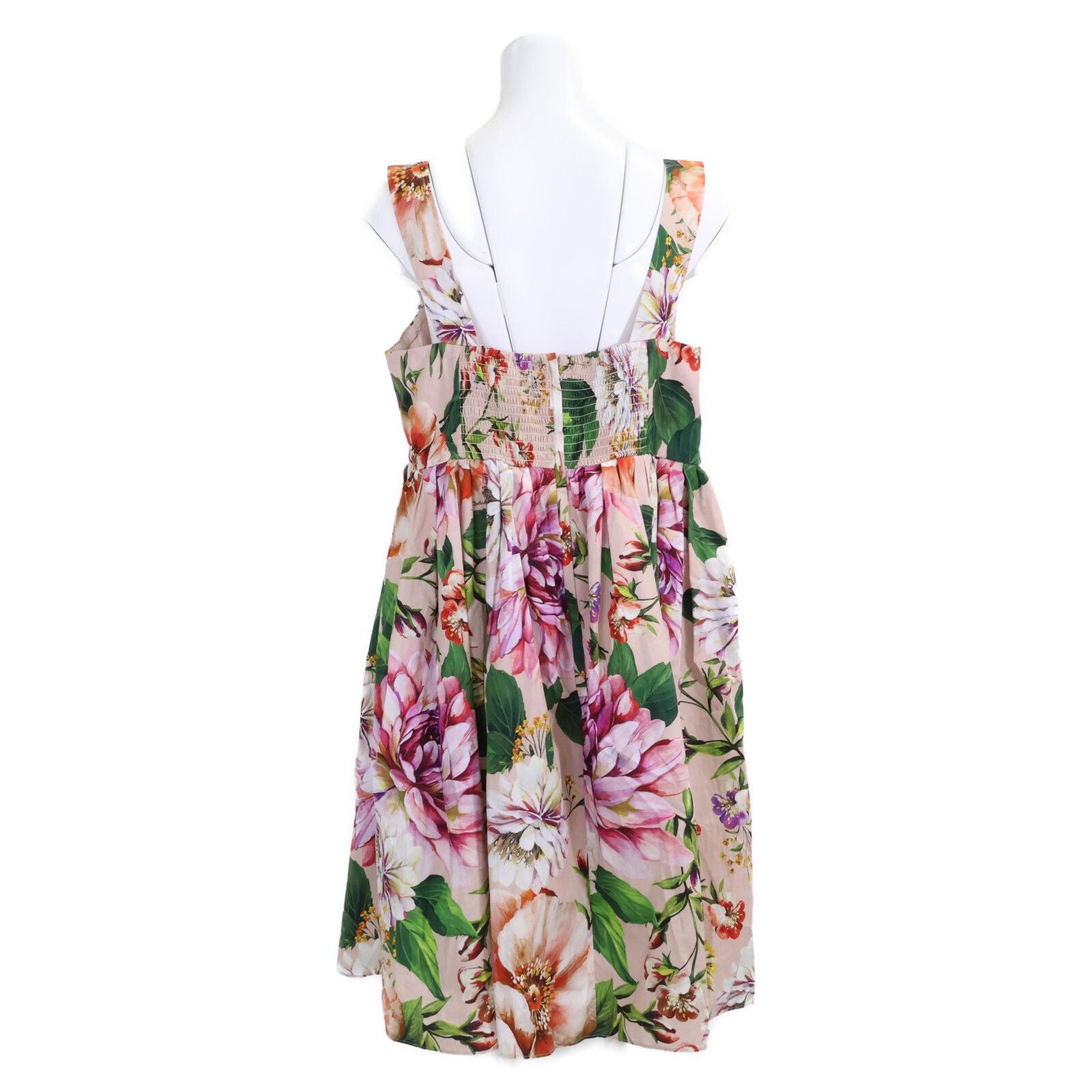Dolce & Gabbana Floral Flower Button Dress 50 — view 3