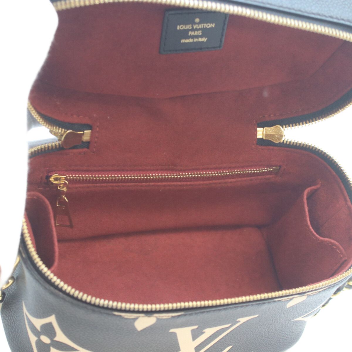Louis Vuitton Bicolor Noir Monogram Empreinte Vanity PM — view 9