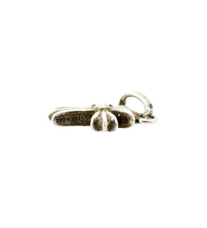 Chrome Hearts Crs Baby Fat P Sap Fat Cross Pave Saffiano Necklace Top 925 — view 4