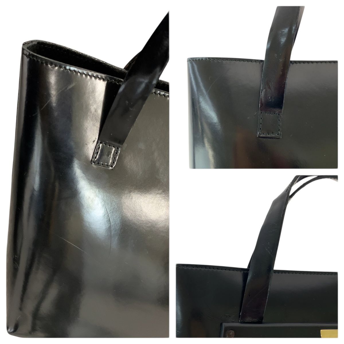 Gucci Vintage Black Gold Enamel 000 0 Handbag — view 6
