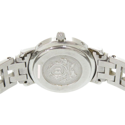 Hermes SS Pink Quartz Watch — view 5