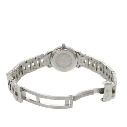 Hermes SS Pink Quartz Watch — view 4
