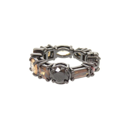 Louis Vuitton LV Light Metal Color Stone L Gunmetal Ring — view 2