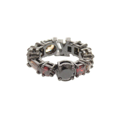 Louis Vuitton LV Light Metal Color Stone L Gunmetal Ring — view 3