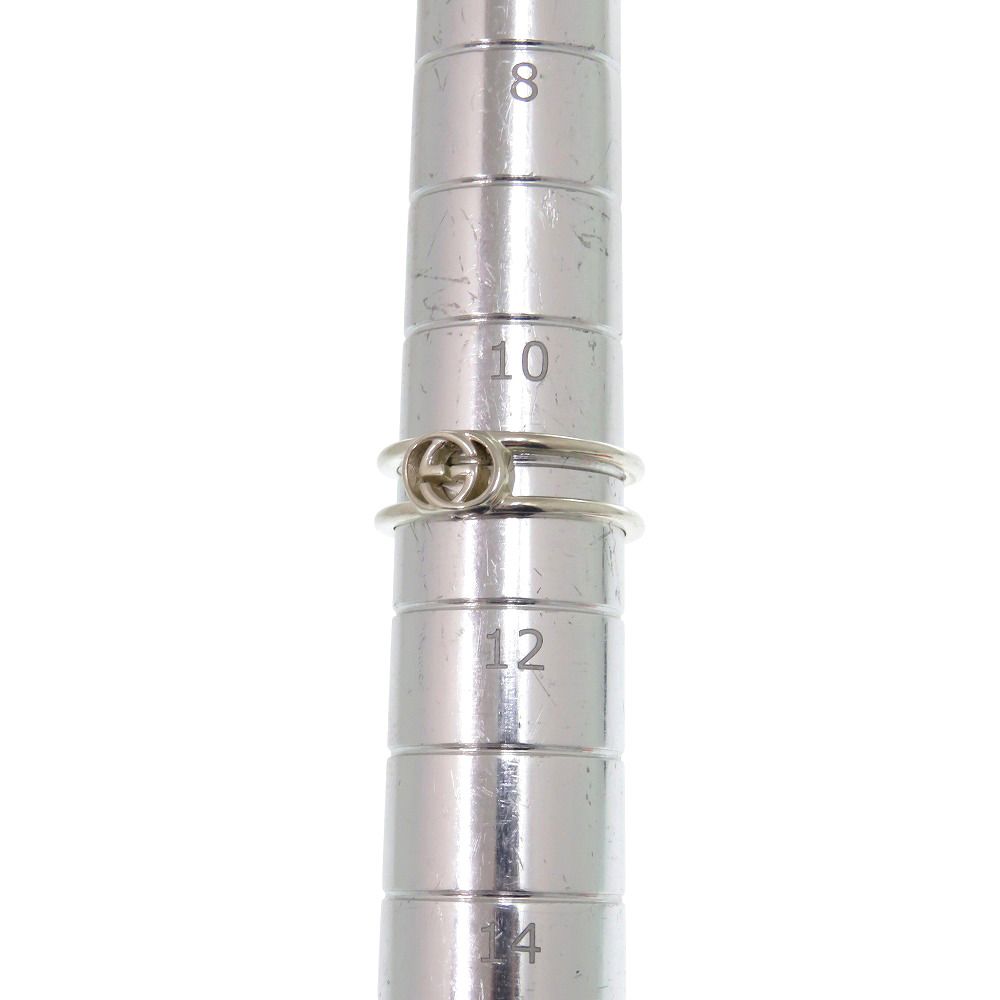 Gucci GG Interlocking ‎925 Sterling Silver Ring — view 6
